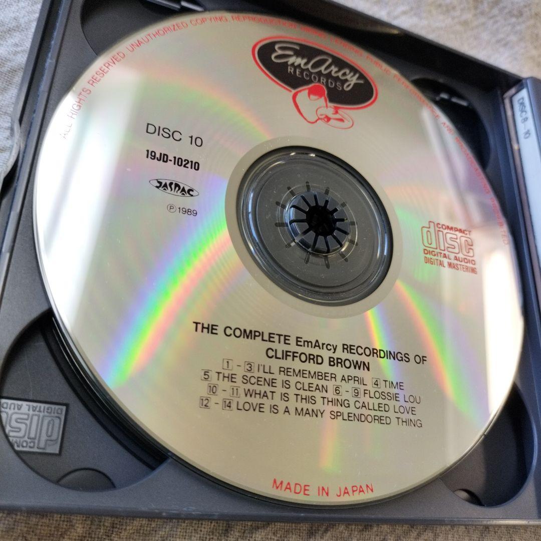BROWNIE クリフォード・ブラウン　CD BOX