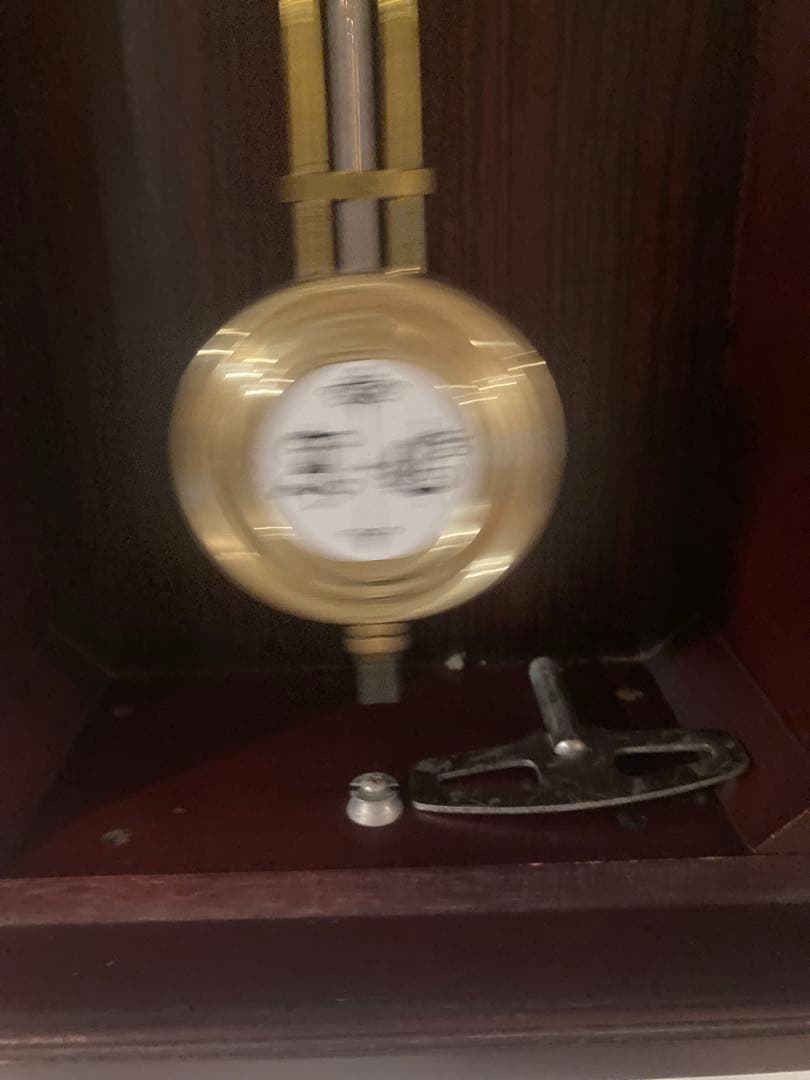 昭和レトロ　愛知時計電機　ゼンマイ式振り子時計 ボンボン時計　稼働品