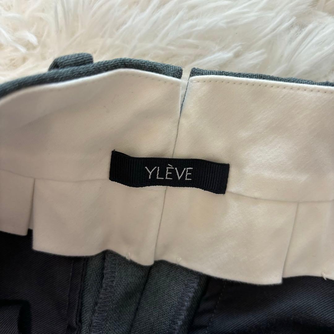 激レア イレーヴ yleve ハーフパンツ グレー overdye ウール