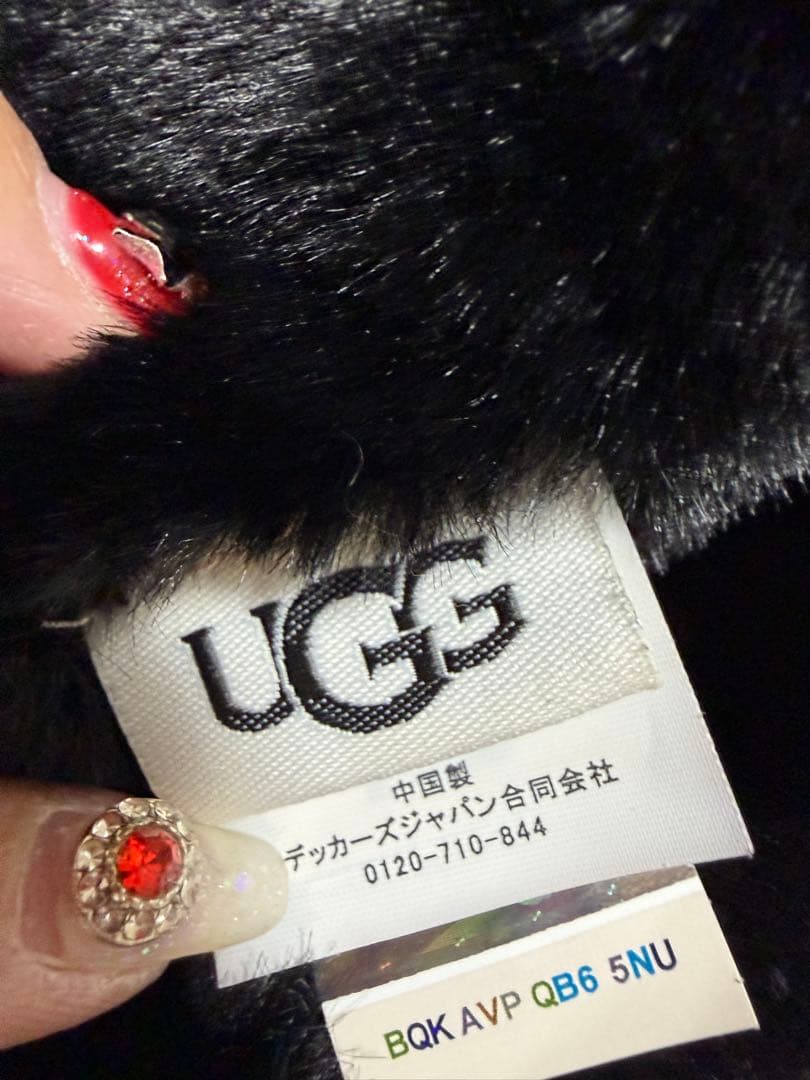 は*み様 極美品☆UGG アグ W FAUX FUR PULL THRU SCA