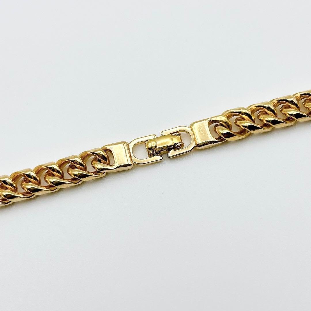 2834-2 極美品✨　Dior　ロングネックレス　喜平　CD ロゴ　希少　刻印