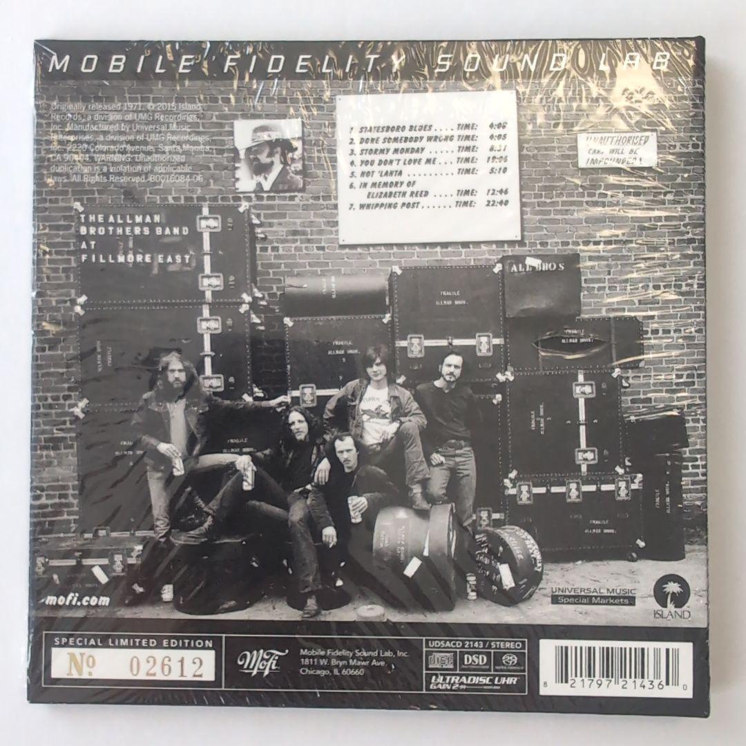 Allman Brothers Band Fillmore モービルSACD