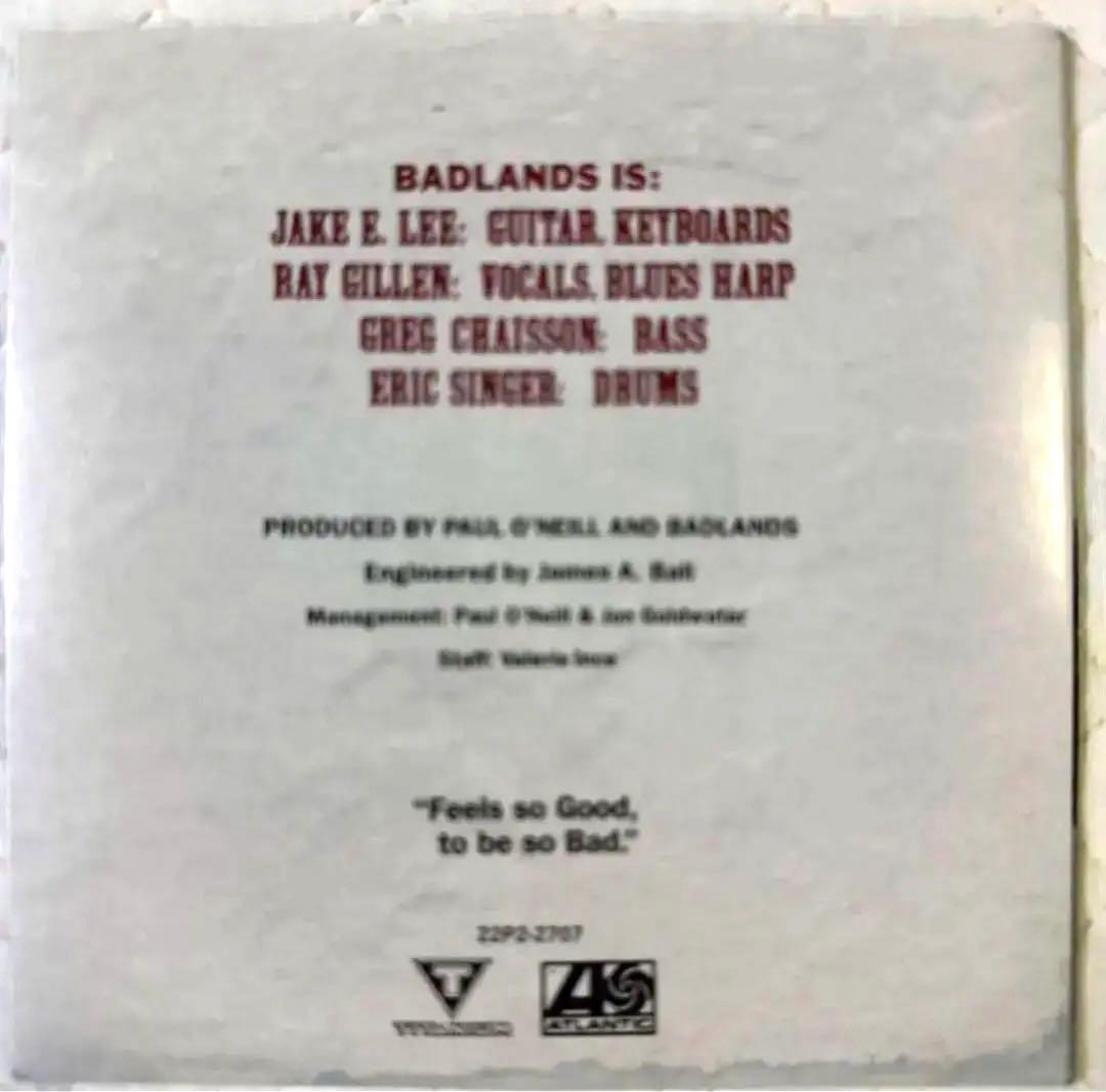 BADLANDS/バッドランズ/JAKE E. LEE & RAY GILLEN