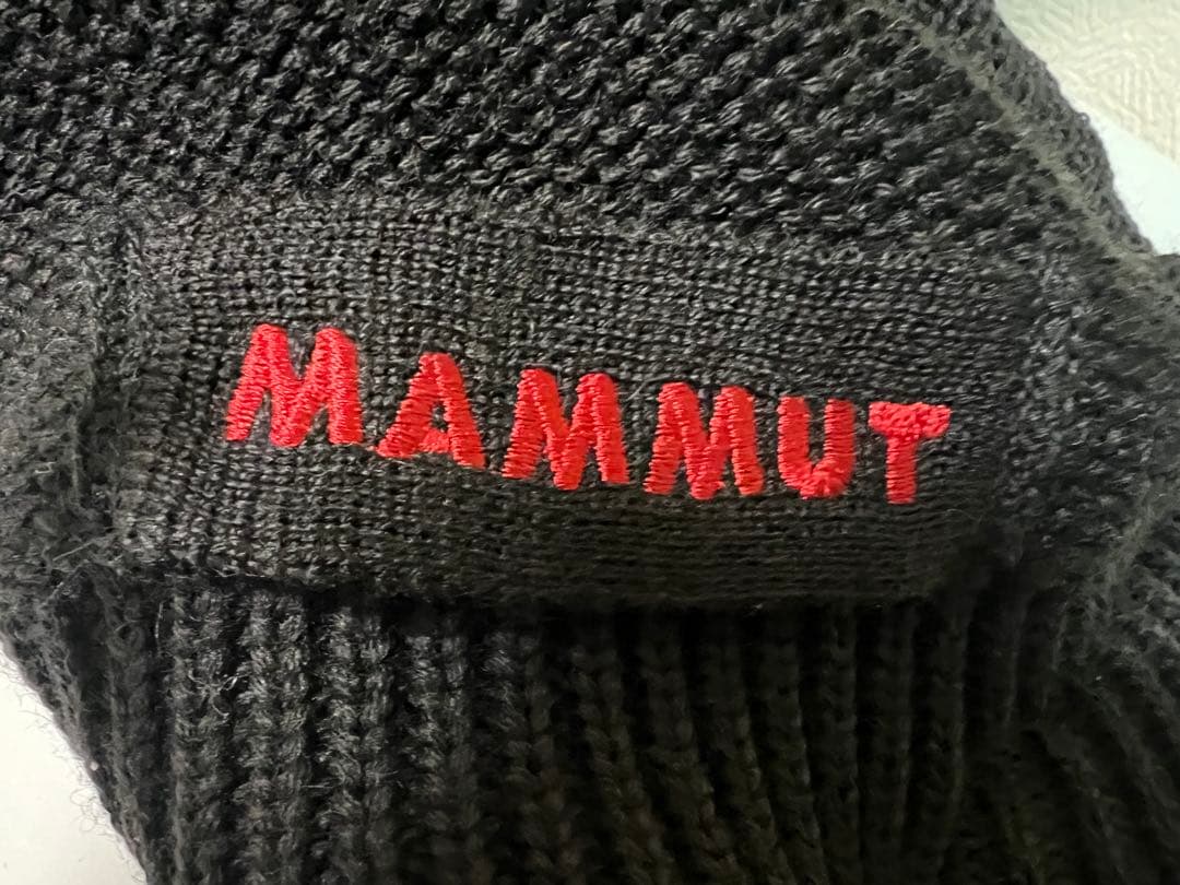 値下げ　美品　MAMMUT VISOR CAP　黒