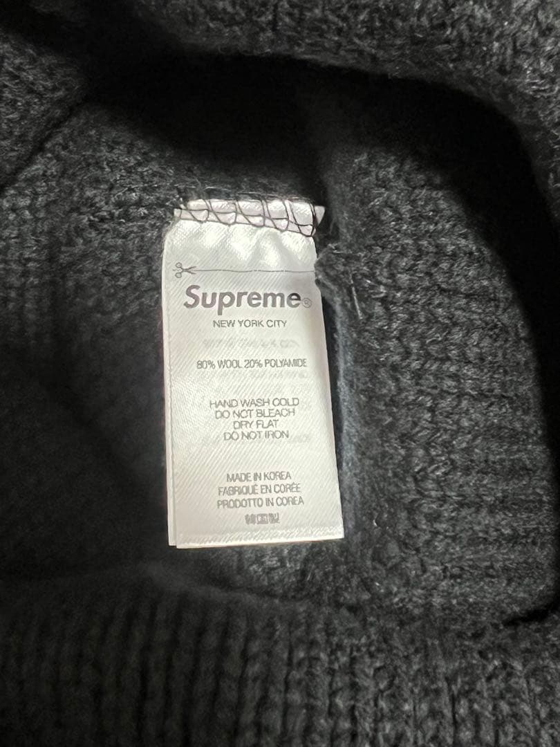 supreme ニット帽 ブラック 未使用