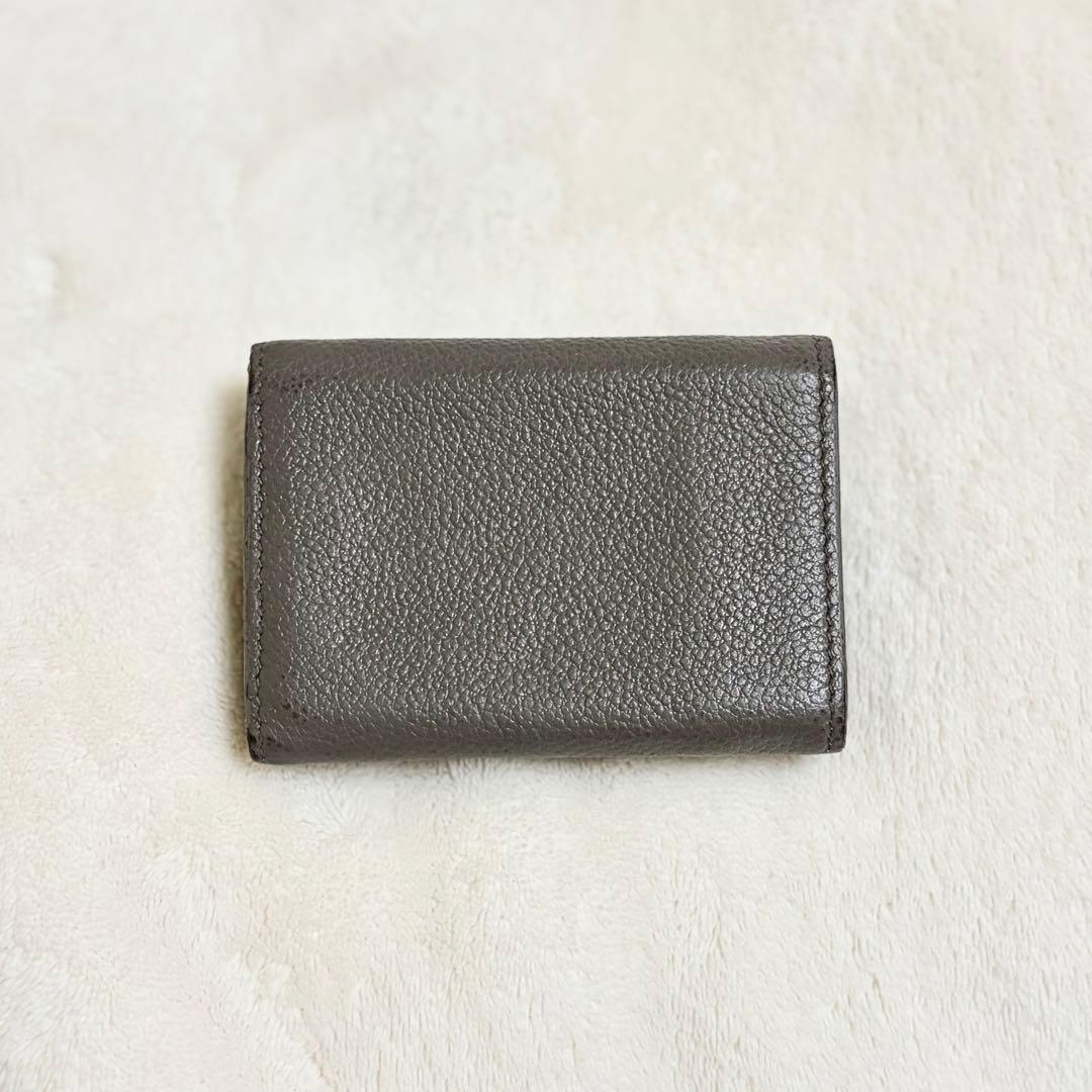 ✨正規品✨ SAINT LAURENT サンローラン　三つおり財布　グレージュ色