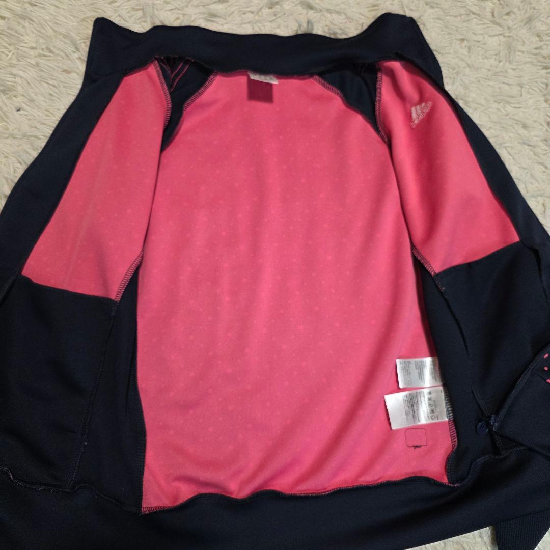 adidas アディダス トラックジャケット ピンク ドット柄 水玉 上下セット