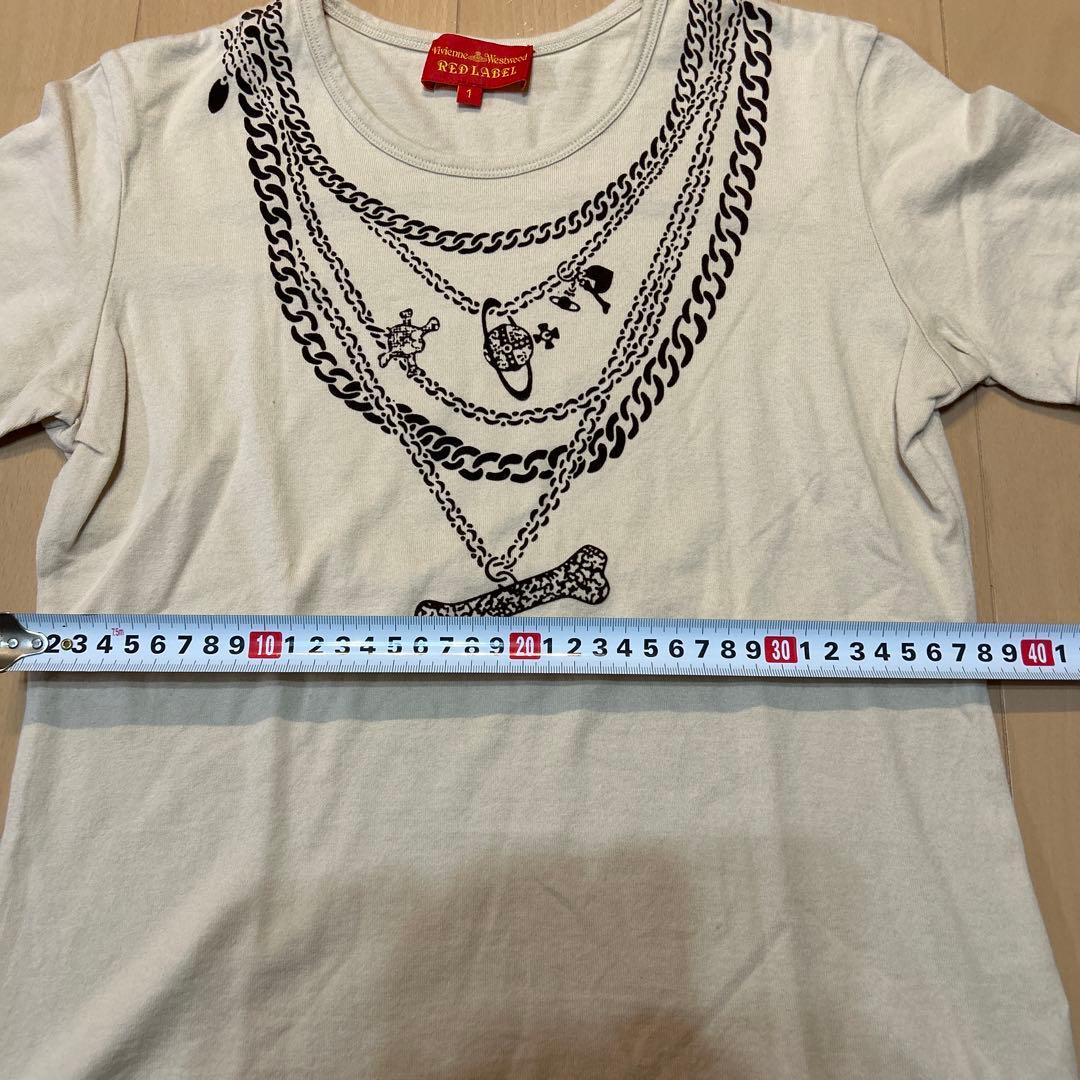 vivienne westwood ネックレス柄プリントTシャツ だまし絵