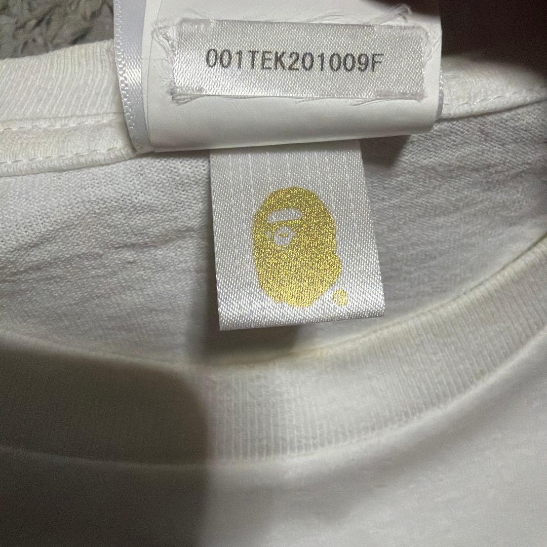 A BATHING APE BAPE LOVE ハート　HEAD tシャツ L