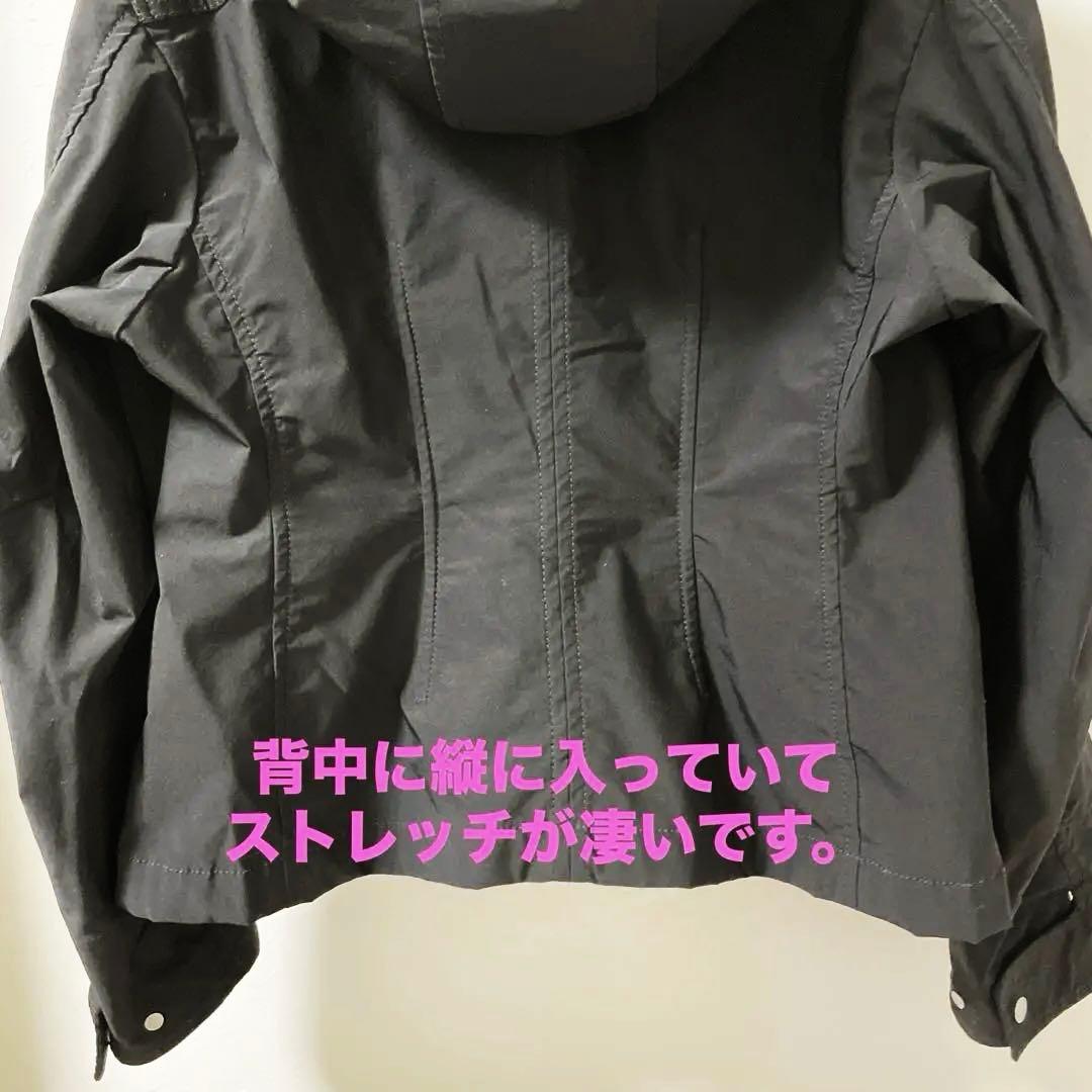 Bottega Veneta.フード着脱wool混ポリ黒ブルゾンSヴォッテガ美品