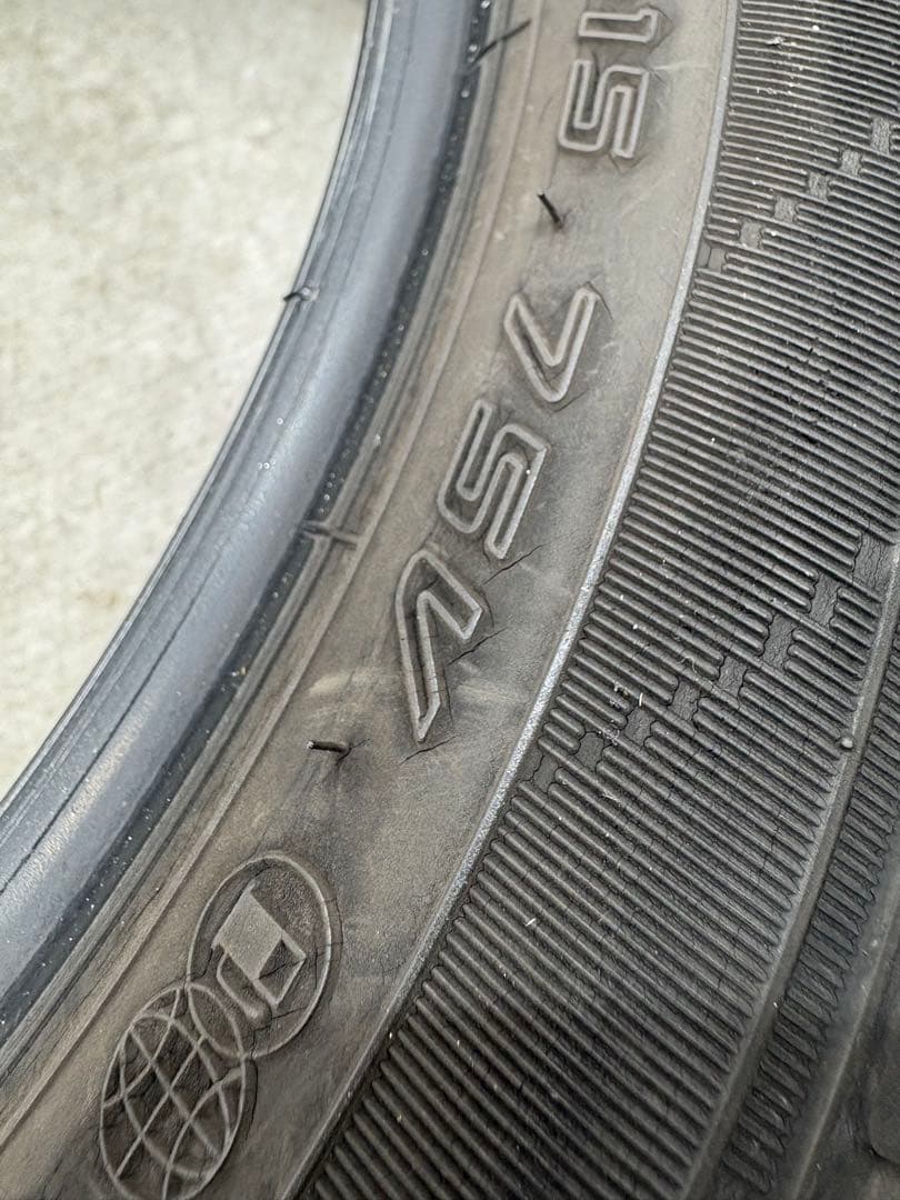 富山県☆ダンロップ EC204 4本☆165/55R15☆2021年製 8分山