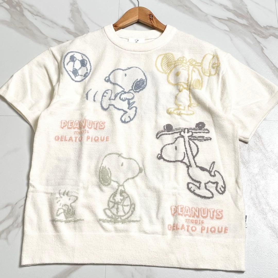 オンライン限定✨ジェラピケ　総柄ジャガードプルオーバー&ショートパンツセット