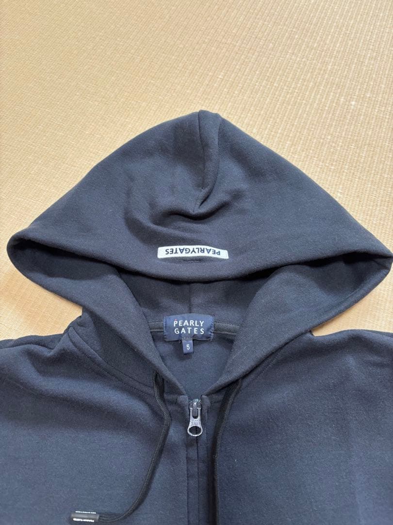 [美品]PEARLY GATES 桜柄　フード付きパーカー　５サイズ