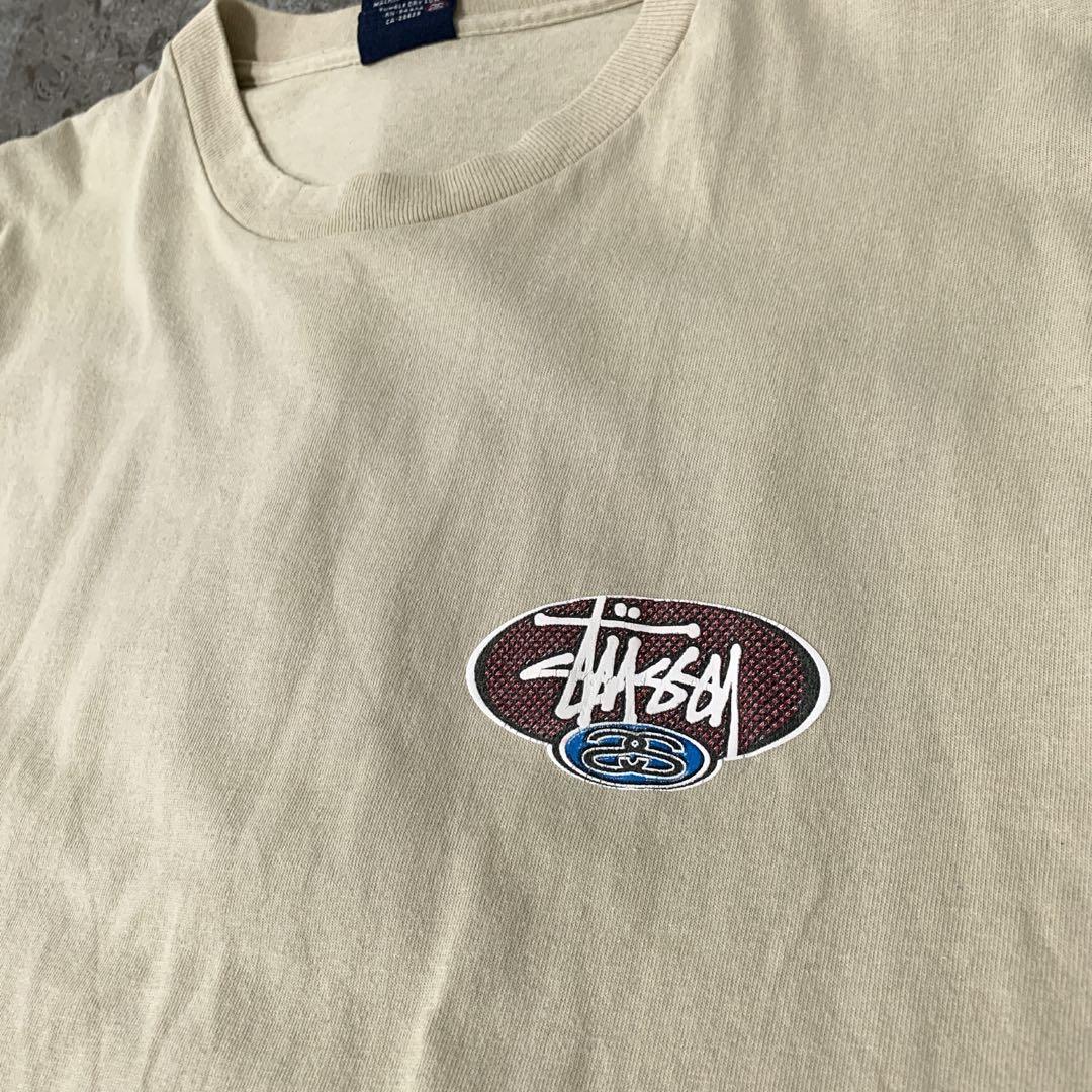 【希少/90s紺タグ】Stussy オールドステューシー 発泡プリントTシャツ