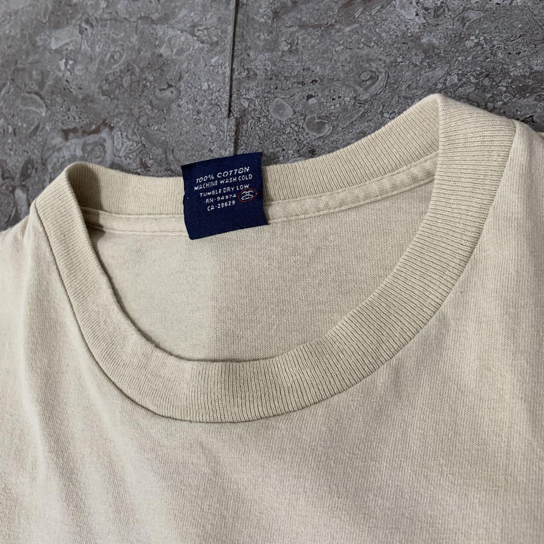 【希少/90s紺タグ】Stussy オールドステューシー 発泡プリントTシャツ