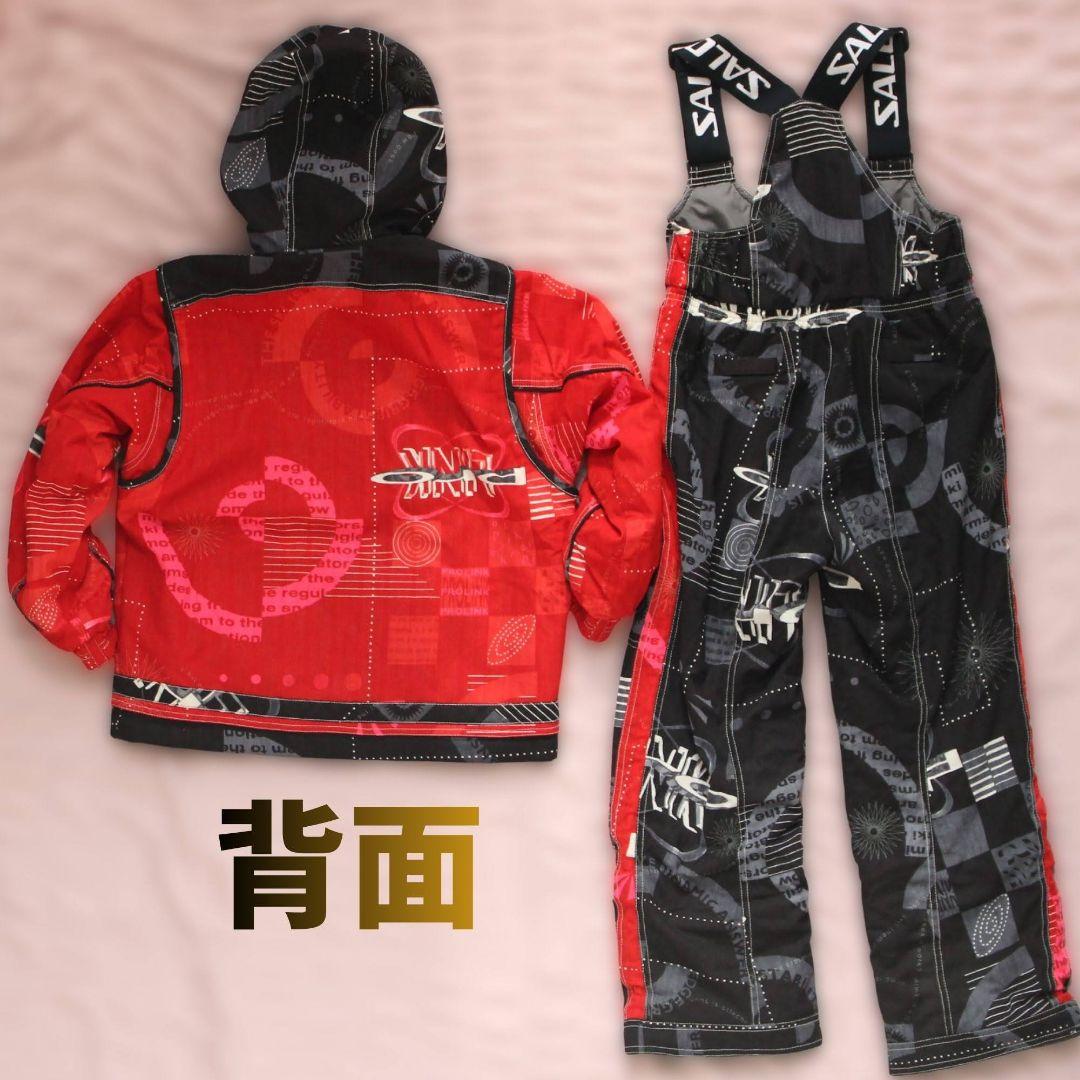 SALOMON スキーウェア 上下セット 135cm～155cm 調整可能