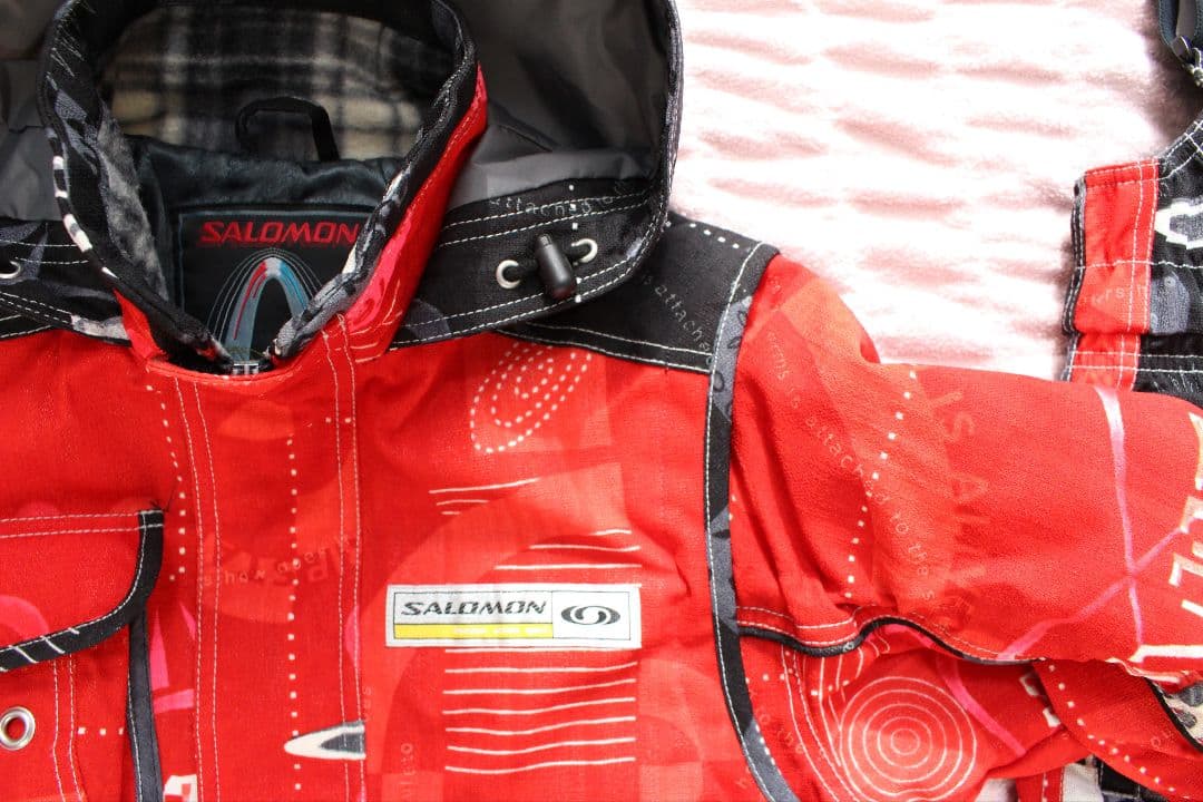 SALOMON スキーウェア 上下セット 135cm～155cm 調整可能