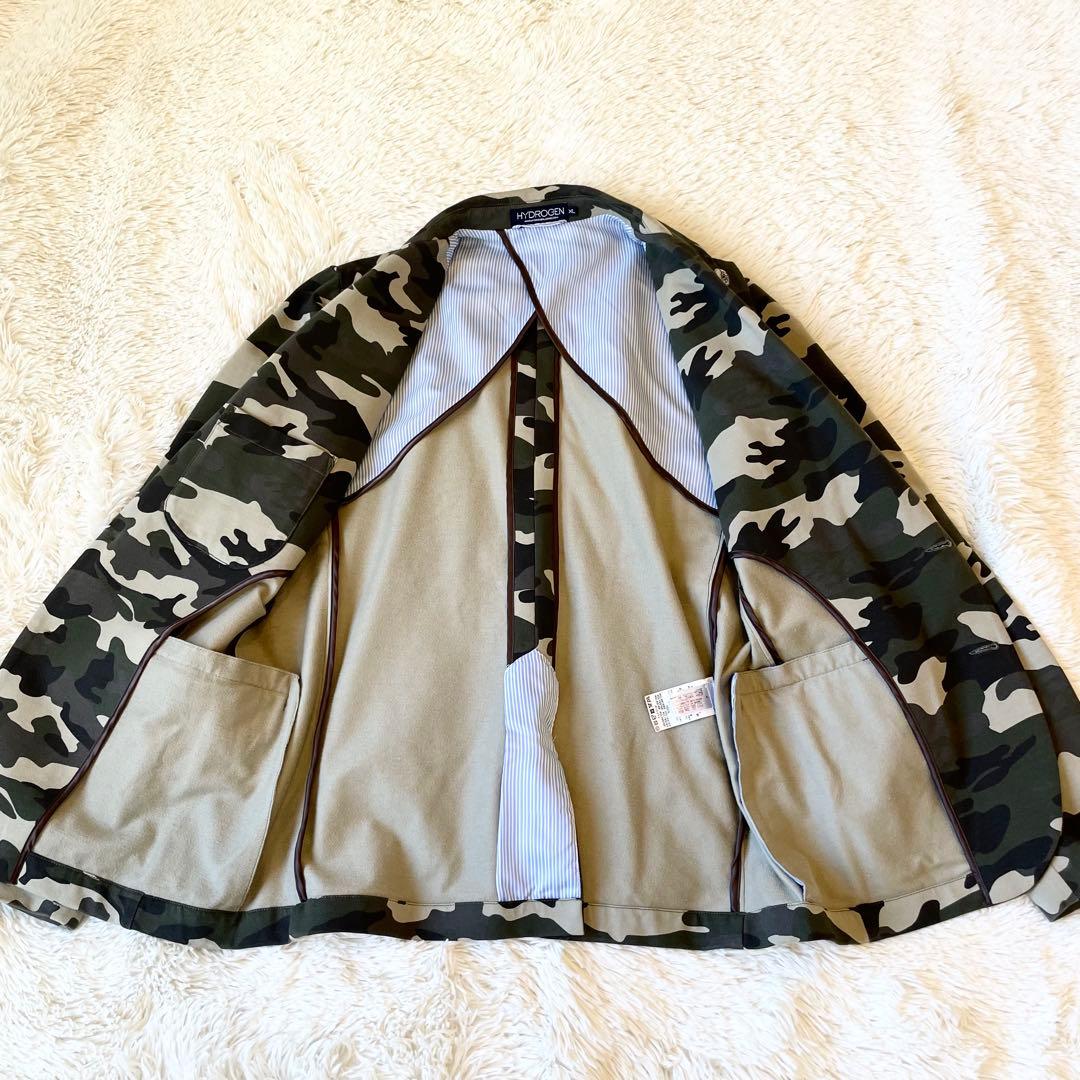 極美品★FLASH ハイドロゲン◆迷彩ジャケット アウター XLサイズ