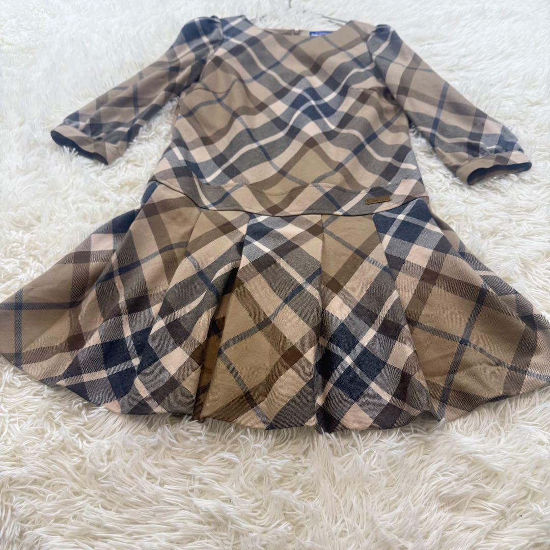 Burberry Blue Label ノバチェックワンピース ベージュ36