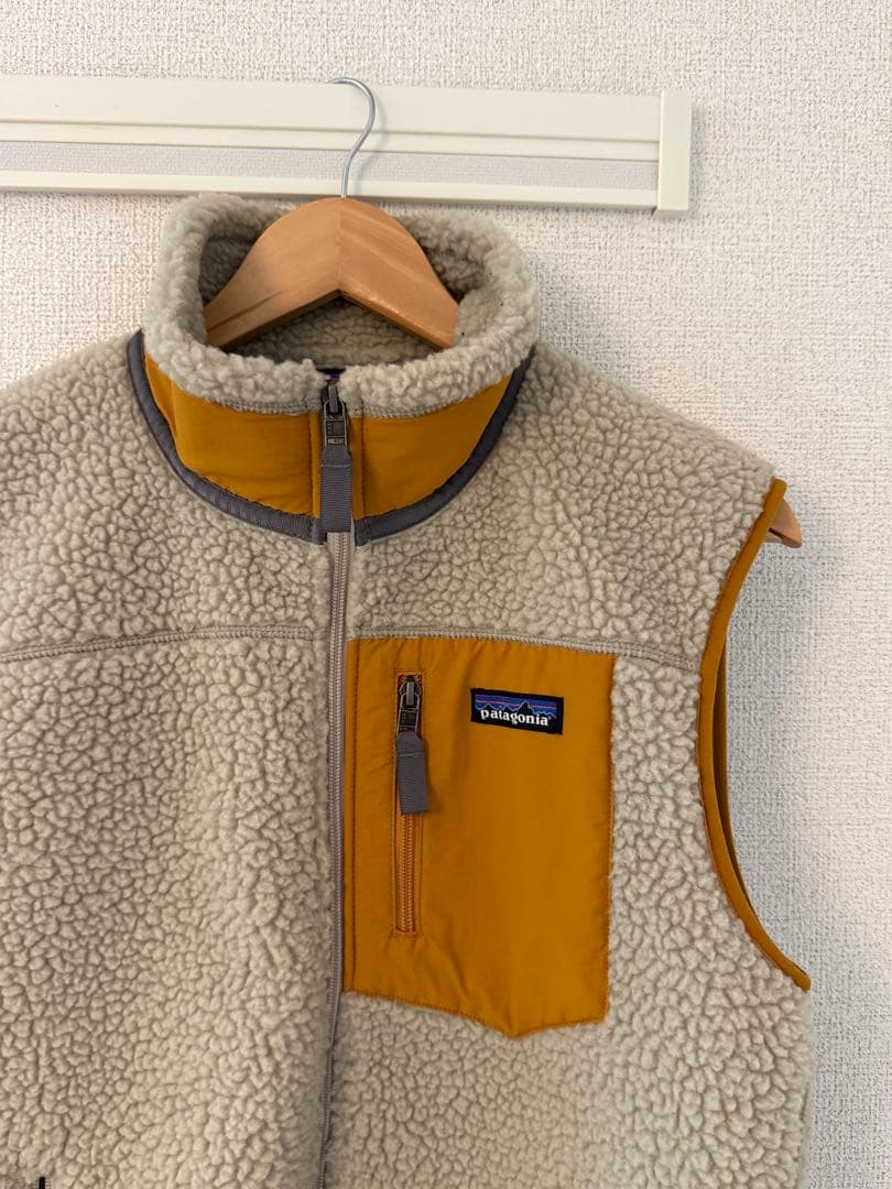 Patagonia フリースベスト ベージュ
