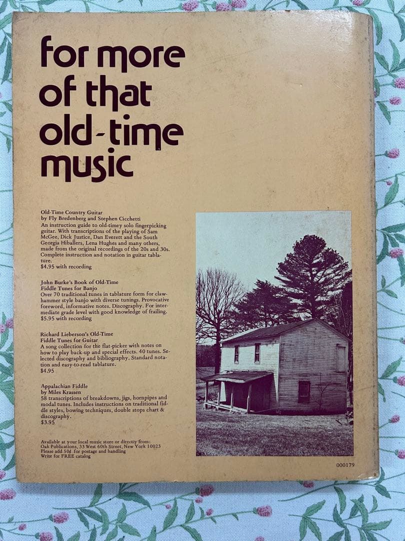 Old-Time String Band Songbook 中古品