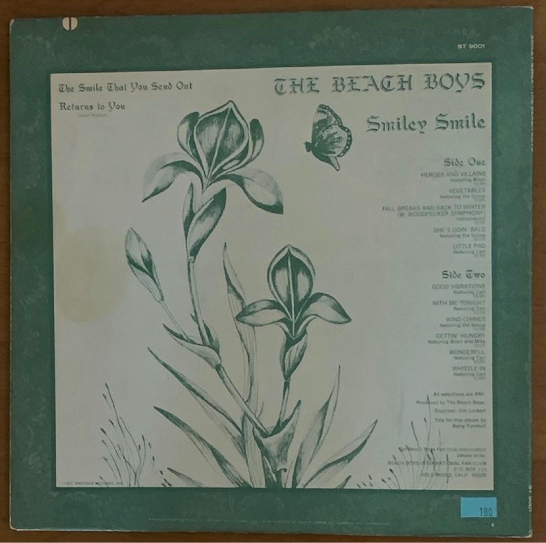 【中古LP】Smiley Smile- The Beach Boys 初期プレス