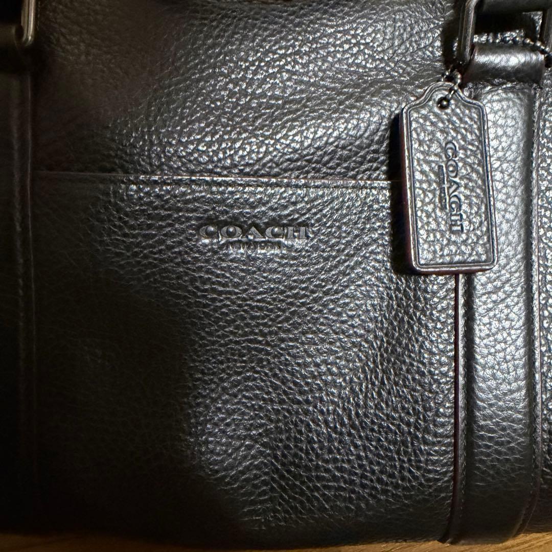 COACH ブラック　ボストンバッグ