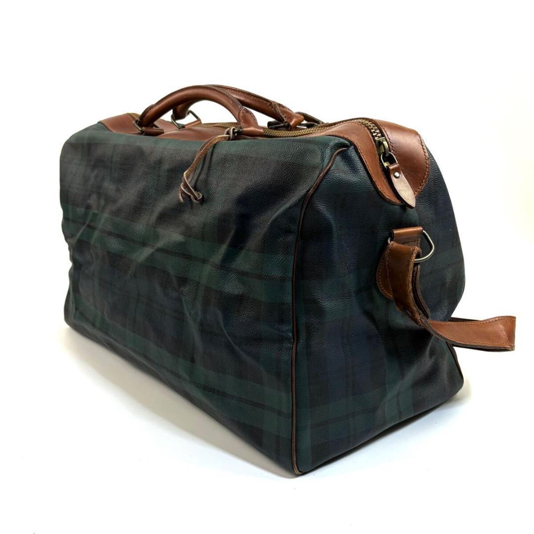 【美品】ポロ ラルフローレン 2way 大容量 フラップ ボストン ゴールド金具