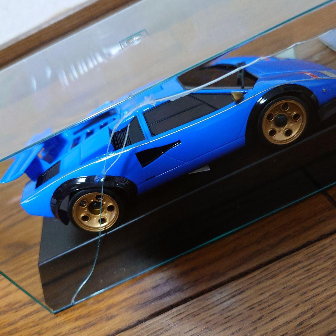 ★【ケース割れ】京商ミニッツボディランボルギーニ カウンタック LP500S青