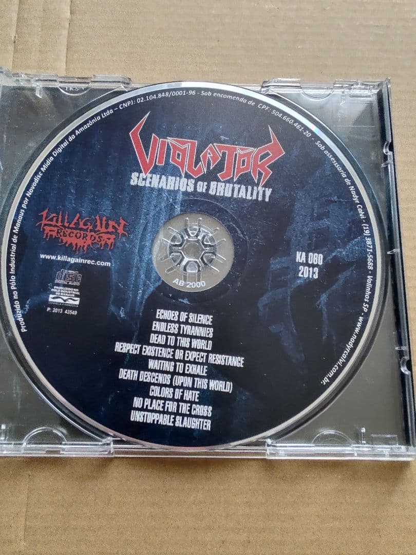 VIOLATOR / SCENARIOS OF BRUTALIスラッシュメタル
