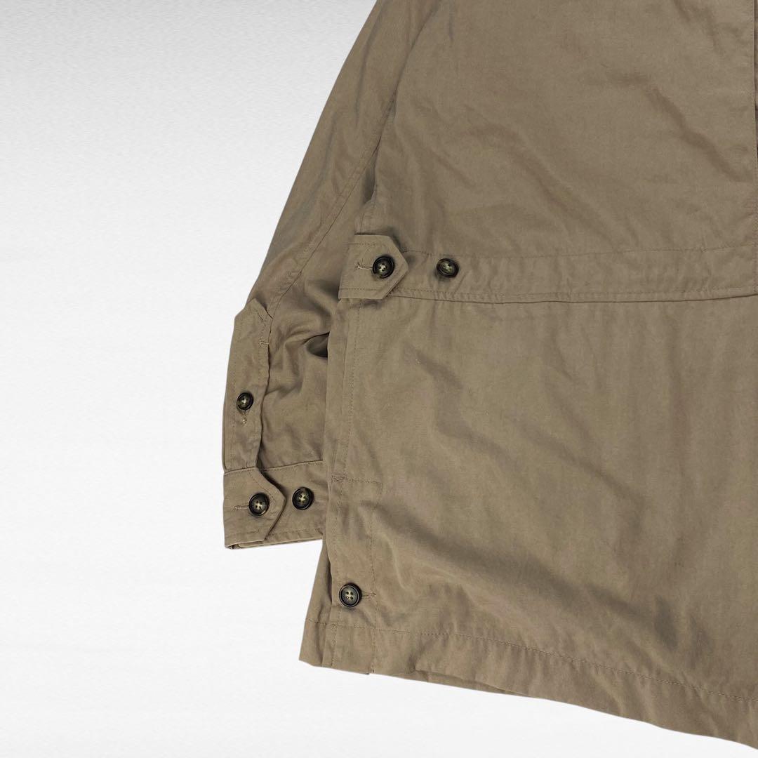 b*m様 【90s】 ランズエンド XL 開襟 サファリジャケット 4つポケット