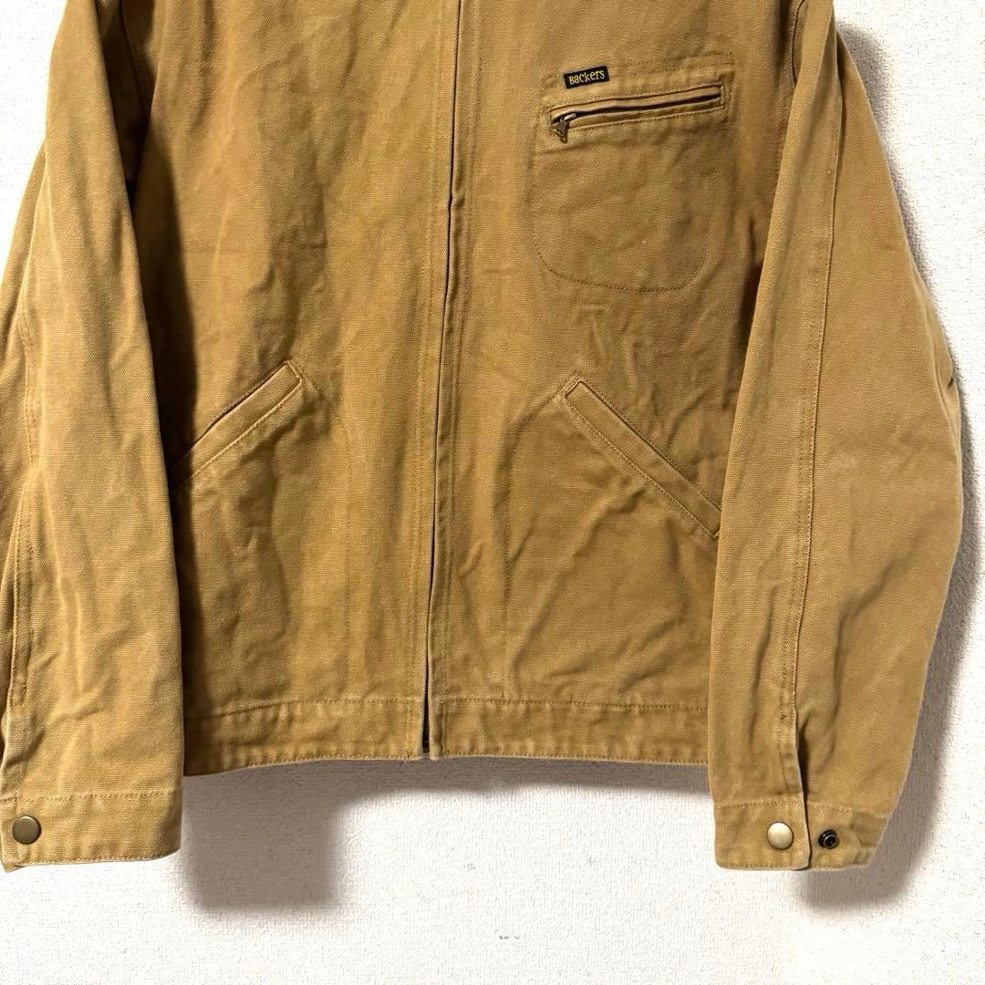 Backers バッカーズ ダックジャケット ワークジャケット キャメル M