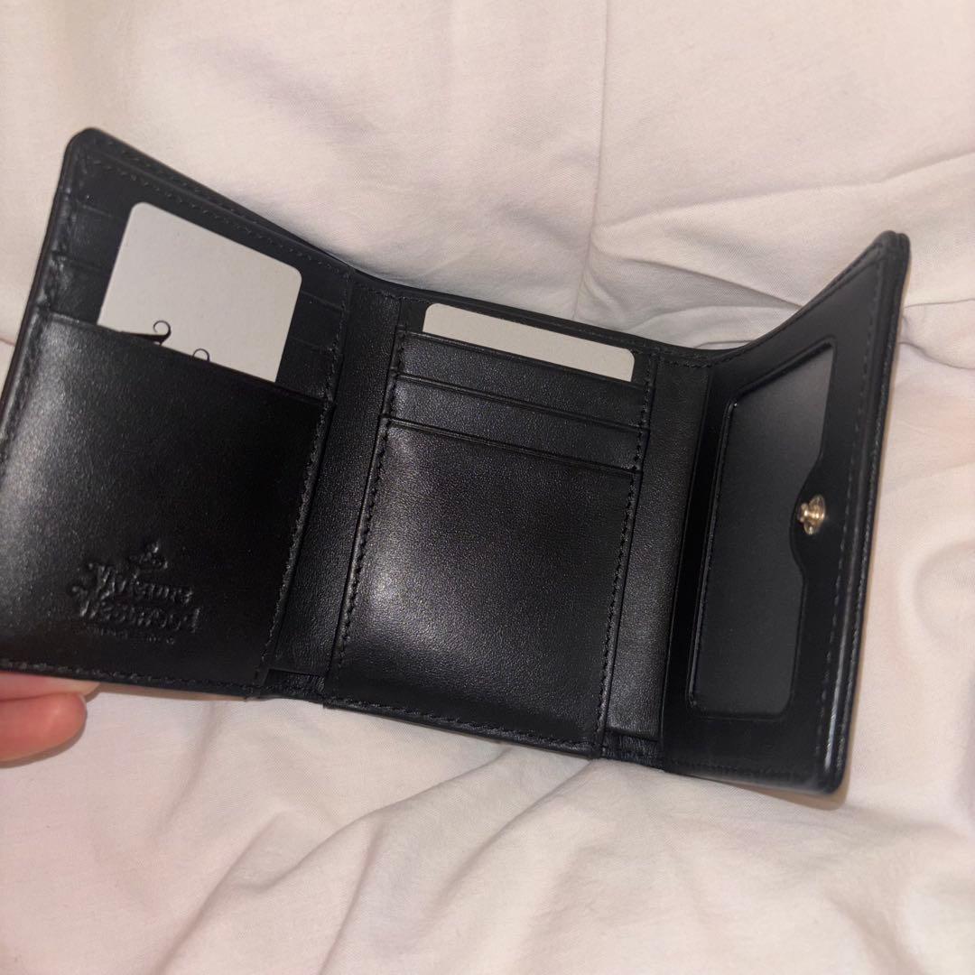 Vivienne Westwood ヴィヴィアン 三つ折り財布 ブラック箱付き