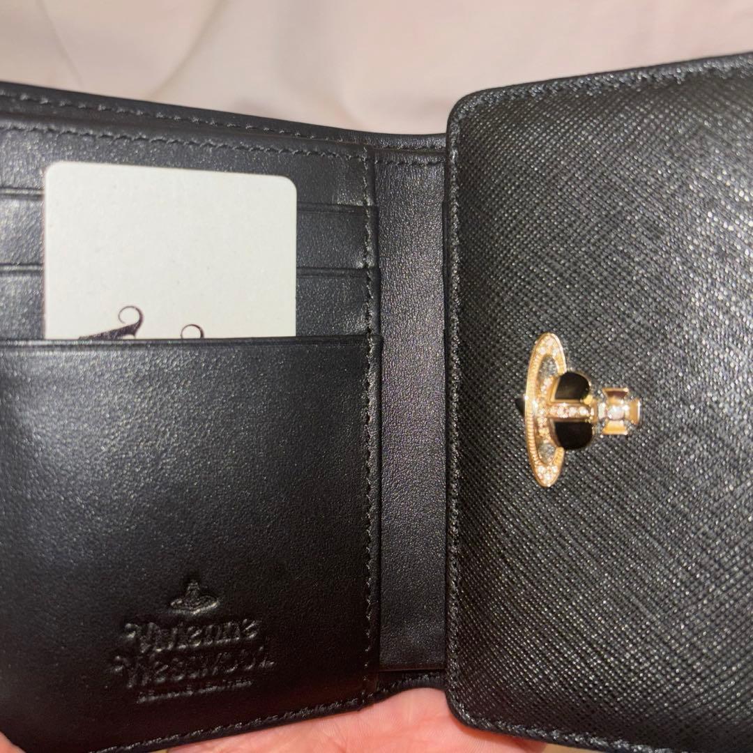 Vivienne Westwood ヴィヴィアン 三つ折り財布 ブラック箱付き