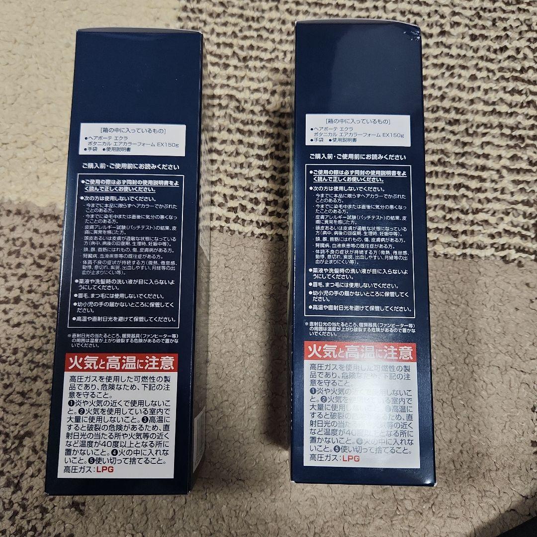 HAIR BEAUTE ÉCLAT 薬用エアカラー 自然な黒 2本セット