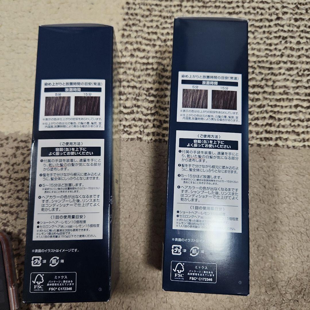 HAIR BEAUTE ÉCLAT 薬用エアカラー 自然な黒 2本セット