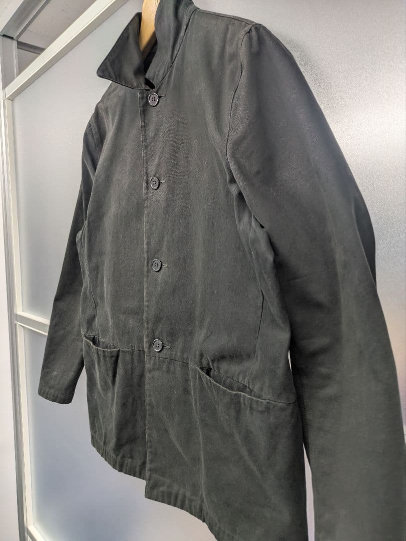 【値下中】Fraizzoli モールスキンワークジャケット　サイズ46　ブラック