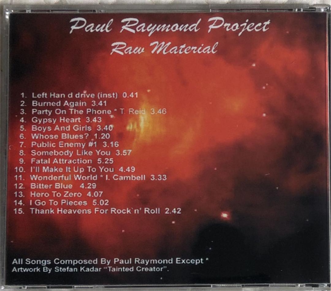 洋楽 Paul Raymond Project/ RAW MATERIAL/ UFO