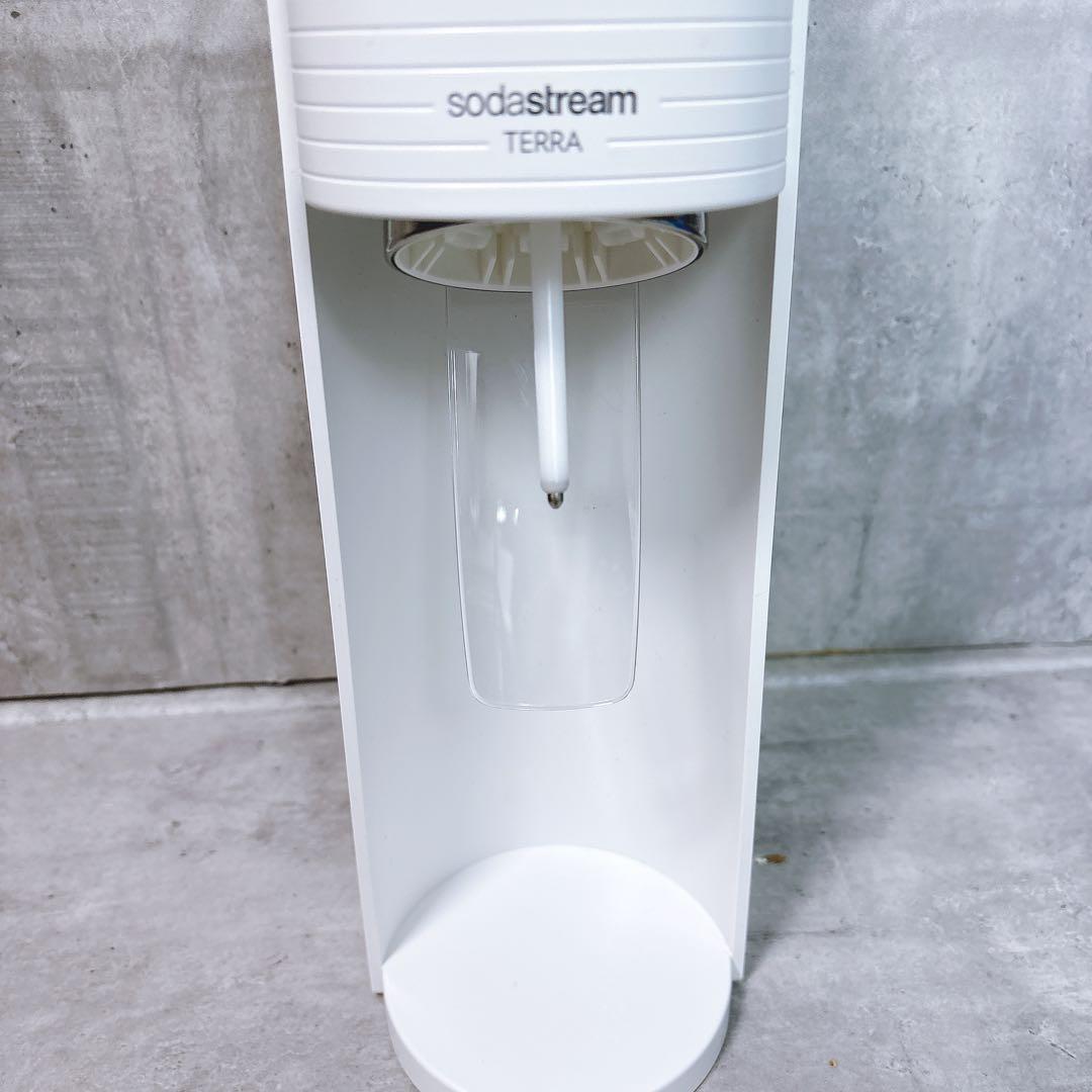 【美品】ソーダストリーム TERRA ホワイト テラ