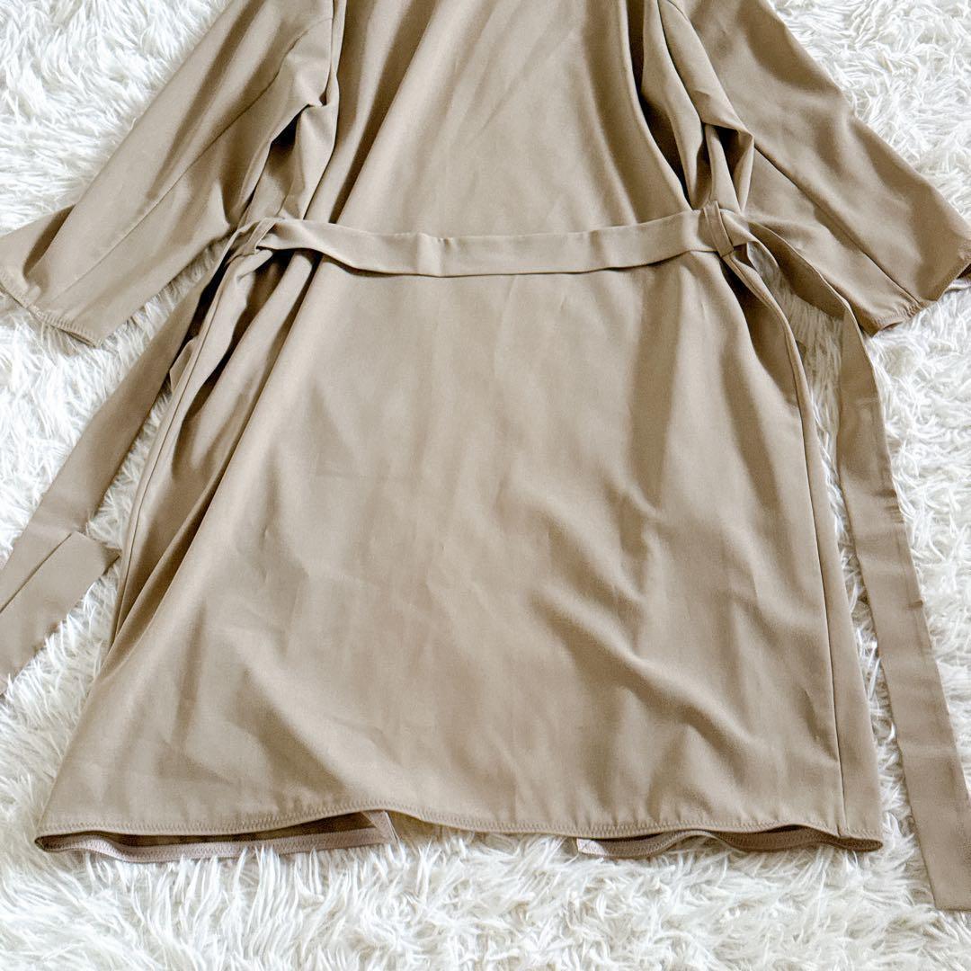 未使用タグ付き✨マッキントッシュ ベルト付き ガウンコート アウター ベージュ