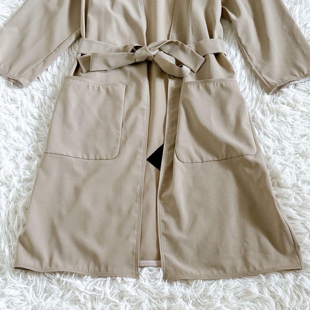 未使用タグ付き✨マッキントッシュ ベルト付き ガウンコート アウター ベージュ