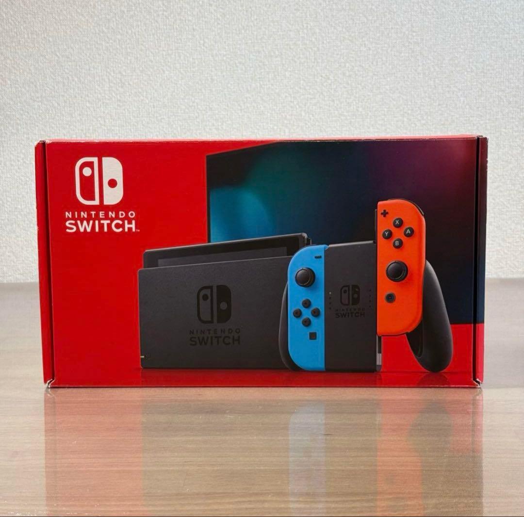 最終値下げ【新品同様】Nintendo Switch 青/赤 本体　オマケ付
