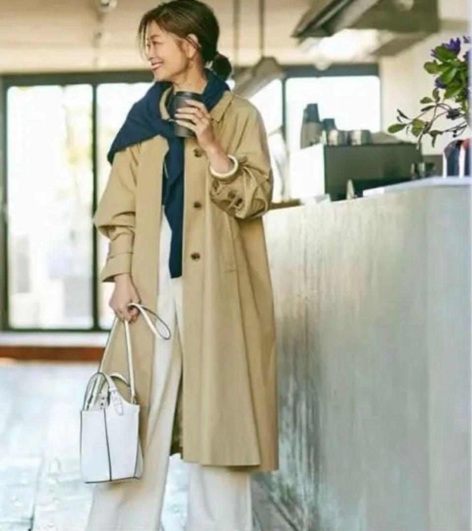 ROPE ロペ ステンカラーコート ベージュ38