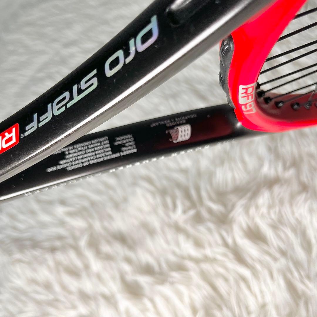 【良品】Wilson Pro Staff RF97 V10 フェデラーモデル