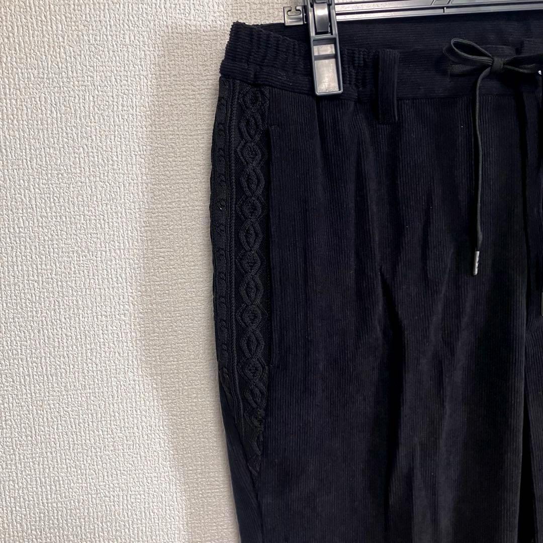 【新品】5351プールオム　パンツ　メンズ　コーデュロイ　ブラック　L
