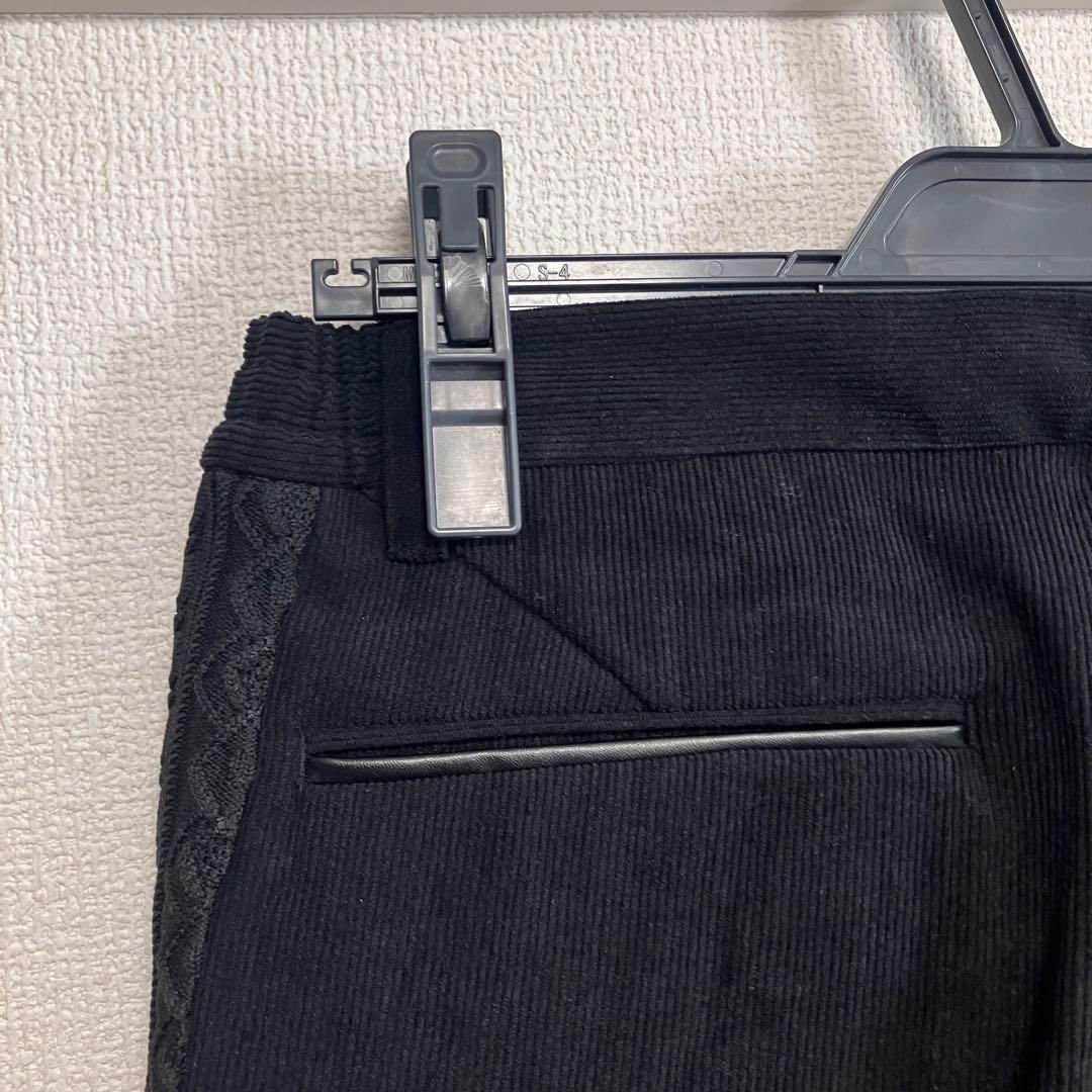 【新品】5351プールオム　パンツ　メンズ　コーデュロイ　ブラック　L