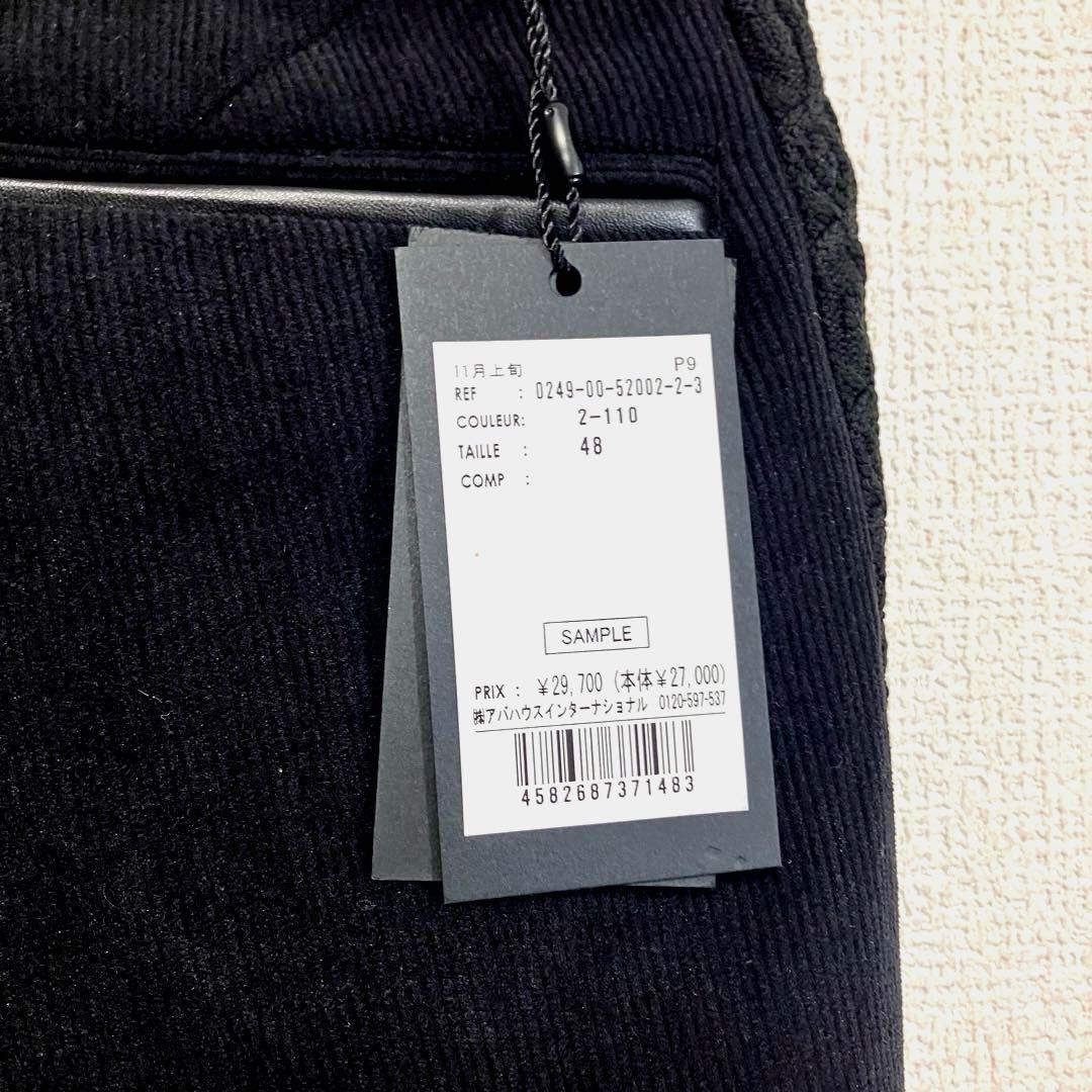 【新品】5351プールオム　パンツ　メンズ　コーデュロイ　ブラック　L