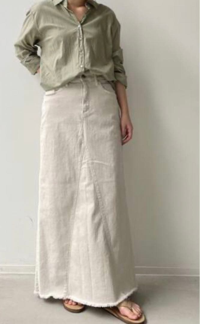 スカート GOOD GRIEF! A Line Fringe Hem Skirt