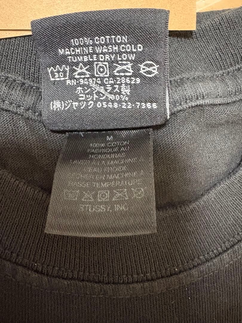 Stüssy ブラック Tシャツ