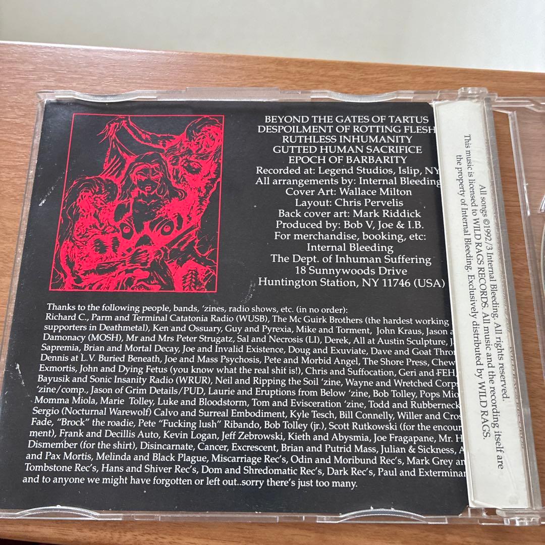 レア盤 Internal Bleeding Invocation of Evil